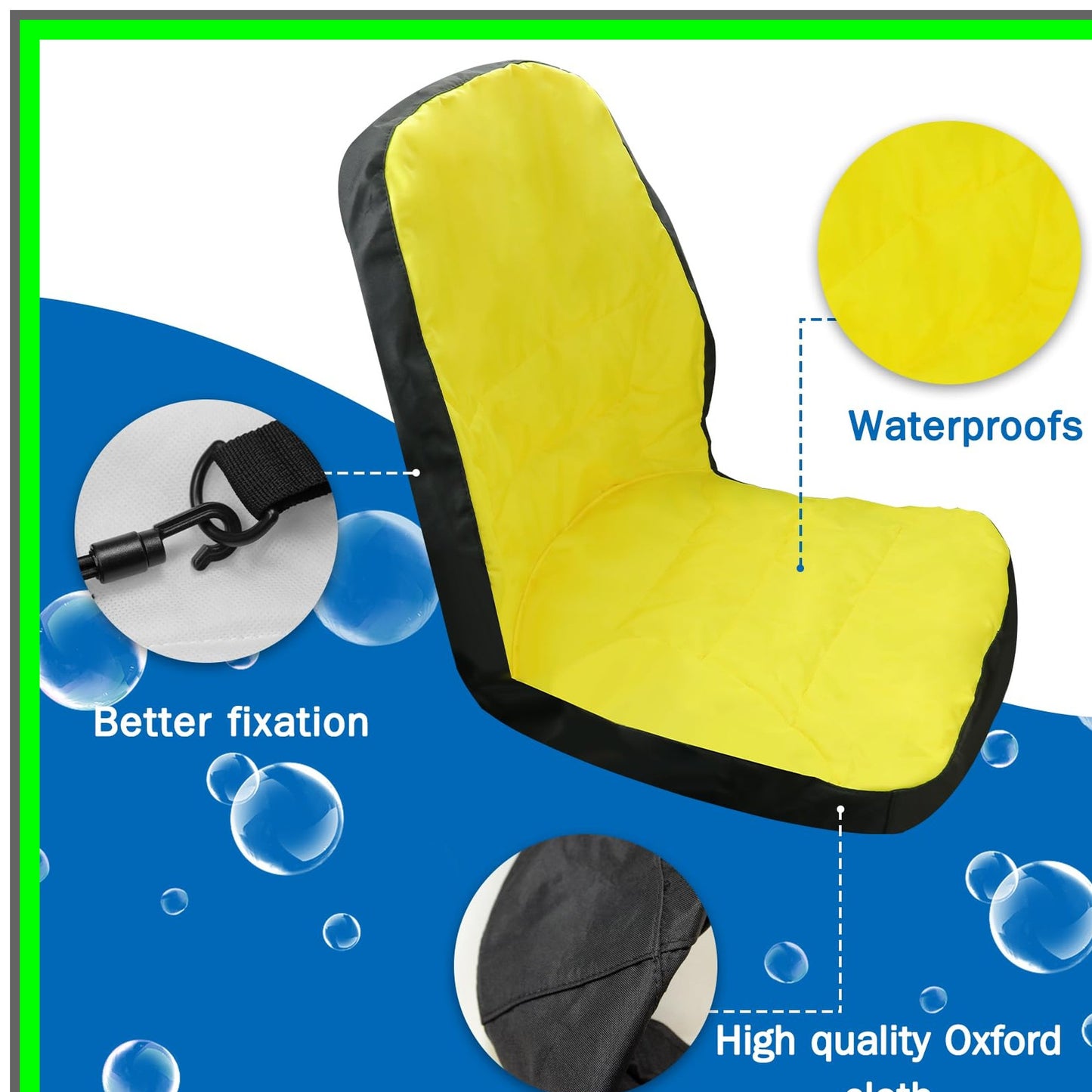 ComfortFit Riding Lawn Mower Seat Cover for 3E, 3R, 4M, 1023E Tractors