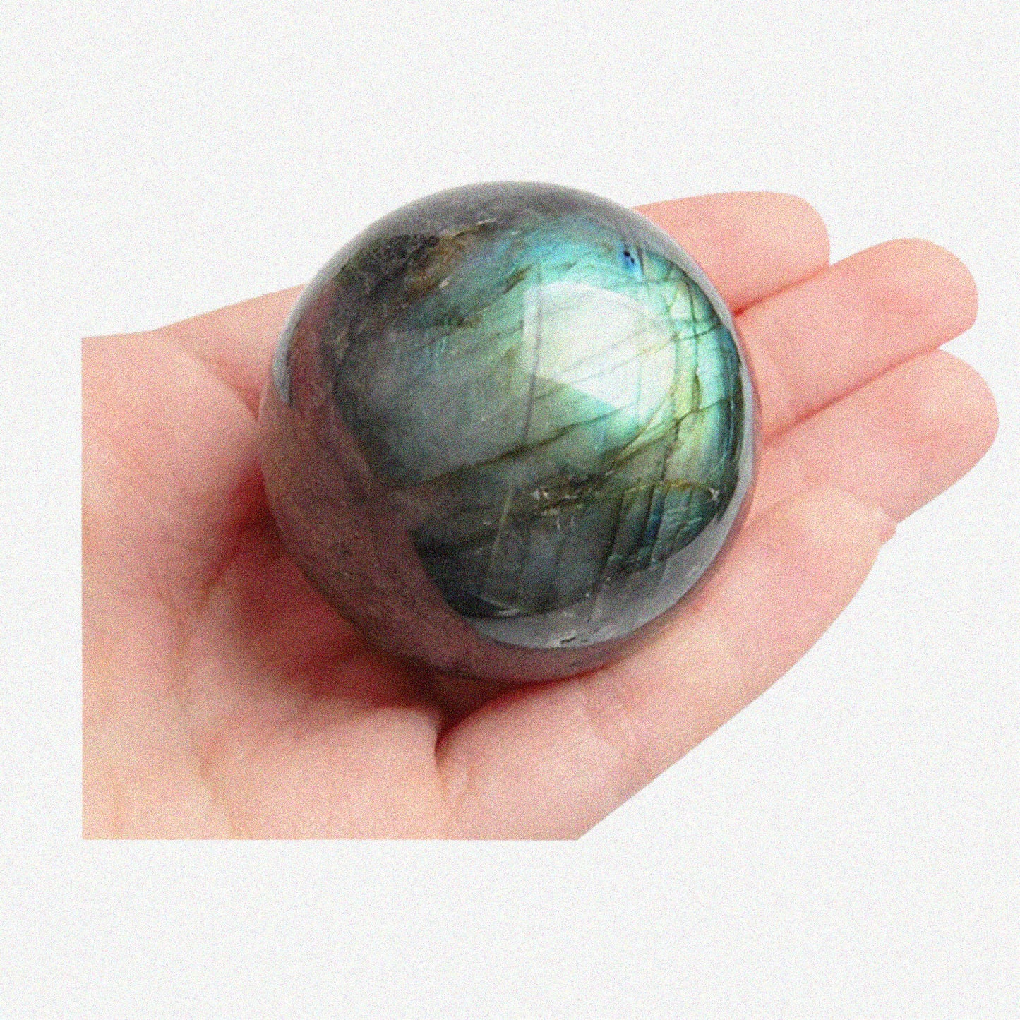 40mm Labradorite Quartz Crystal Sphere