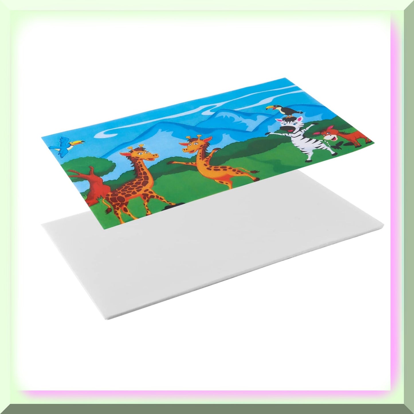 PuzzlePro Adhesive Foam Sheets 6x4 Inches 10 Pack