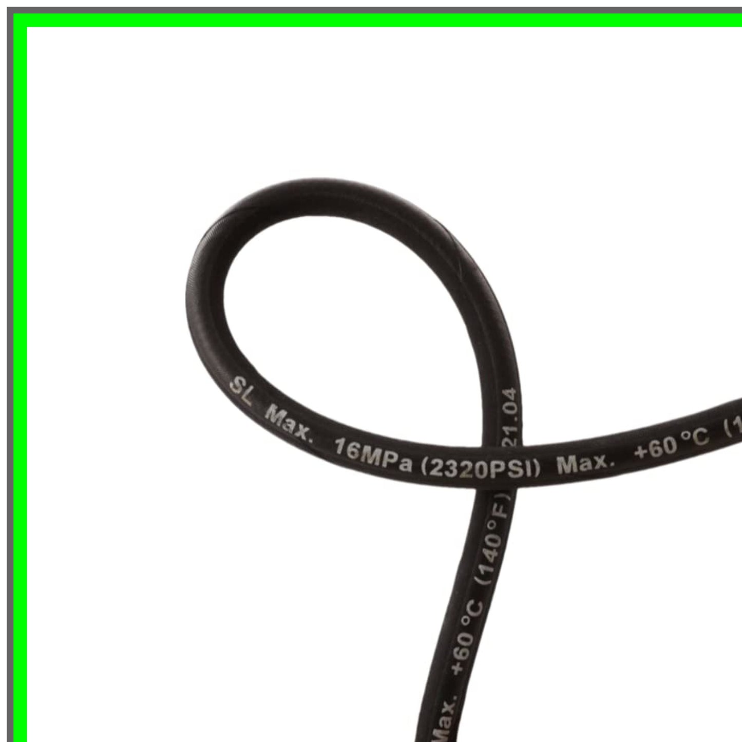 Kink-Free 20ft Pressure Washer Hose with 2320 PSI Steel Braided Strength