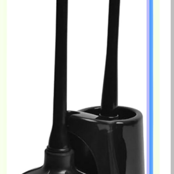 Tet Plunger and Bowl Brush Set Black