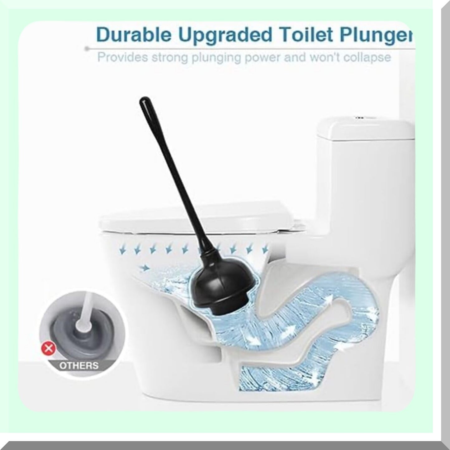 Tet Plunger and Bowl Brush Set Black