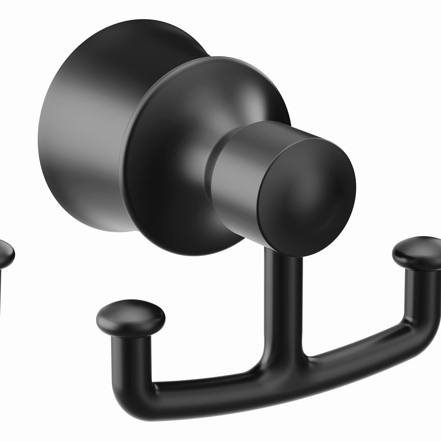 Dartmoor Double Robe or Towel Hook Matte Black