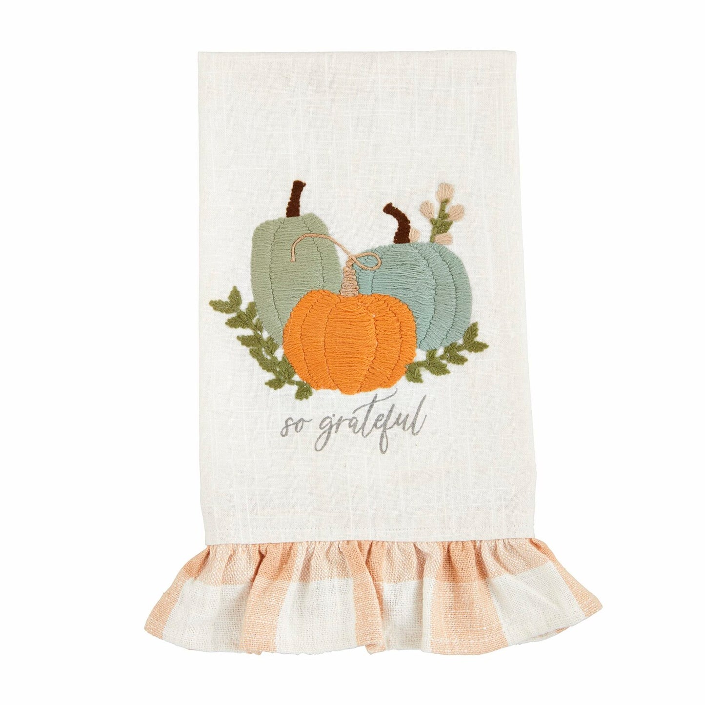 Pumpkin Hand Towel Set, 3, 14" x 21"