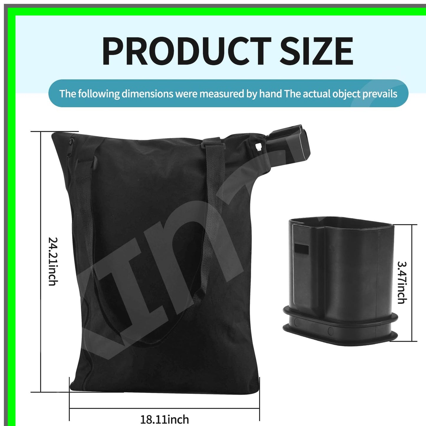 Leaf Blower Vacuum Shoulder Bag Compatible with Black Decker Models