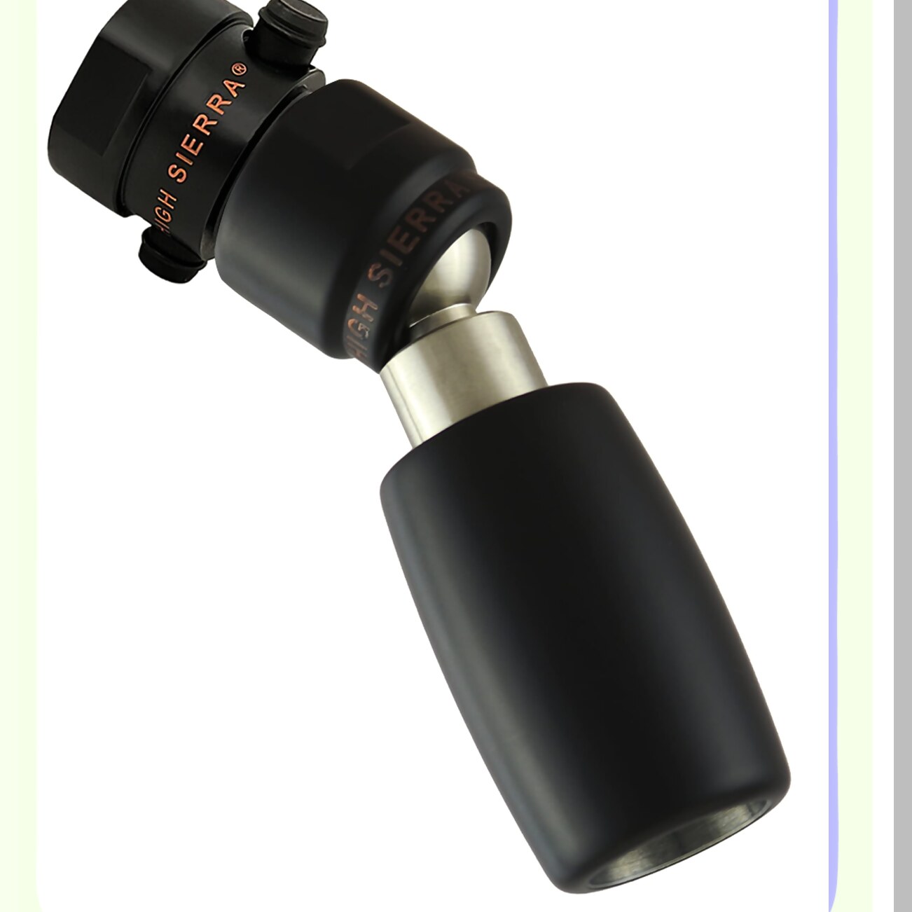 All Metal 2.0 GPM High Efficiency Shower Head with Trickle Valve