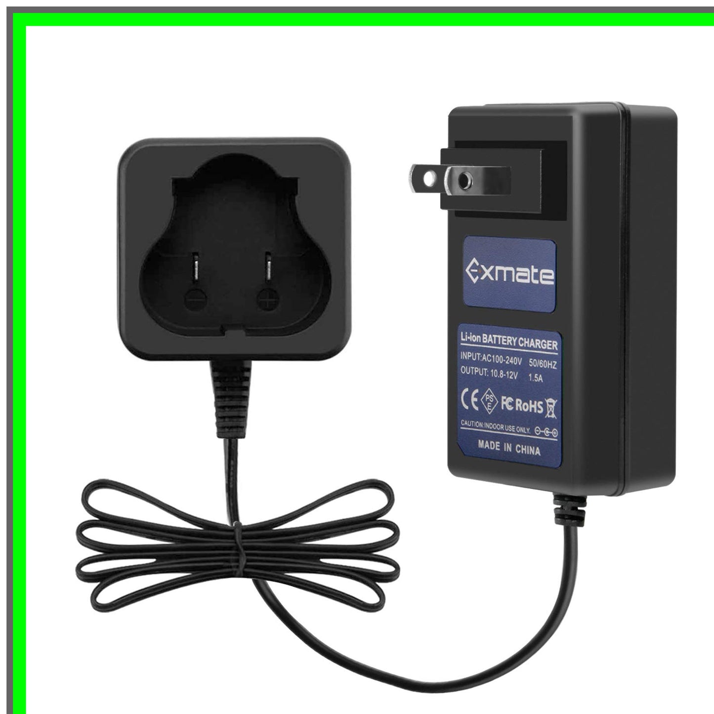 12V Lithium Battery Charger for Black and Decker Pod Style Batteries