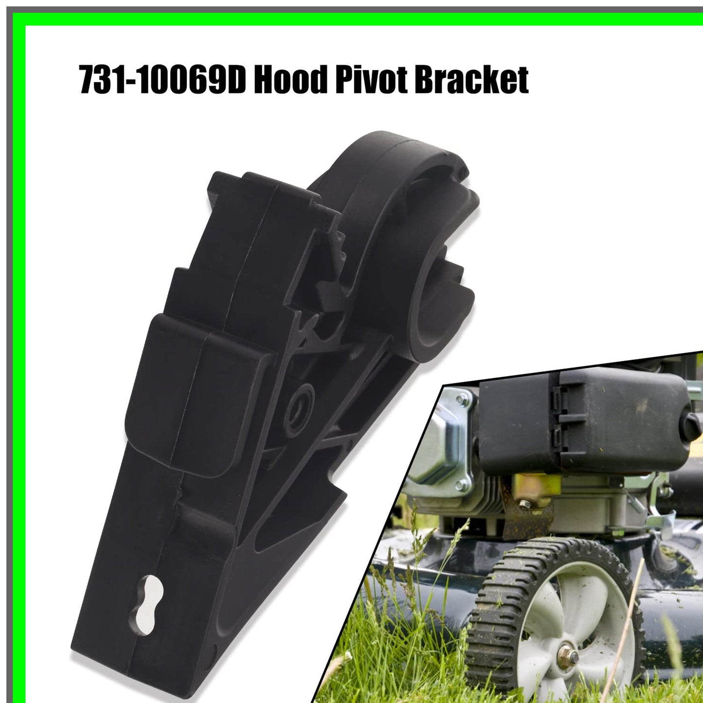 MTD Lawn Mower Hood Pivot Bracket Replacement for Model 731-10069D