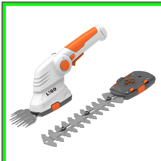 Versatile 7.2V Cordless Hedge Trimmer with Adjustable Angles and Battery
