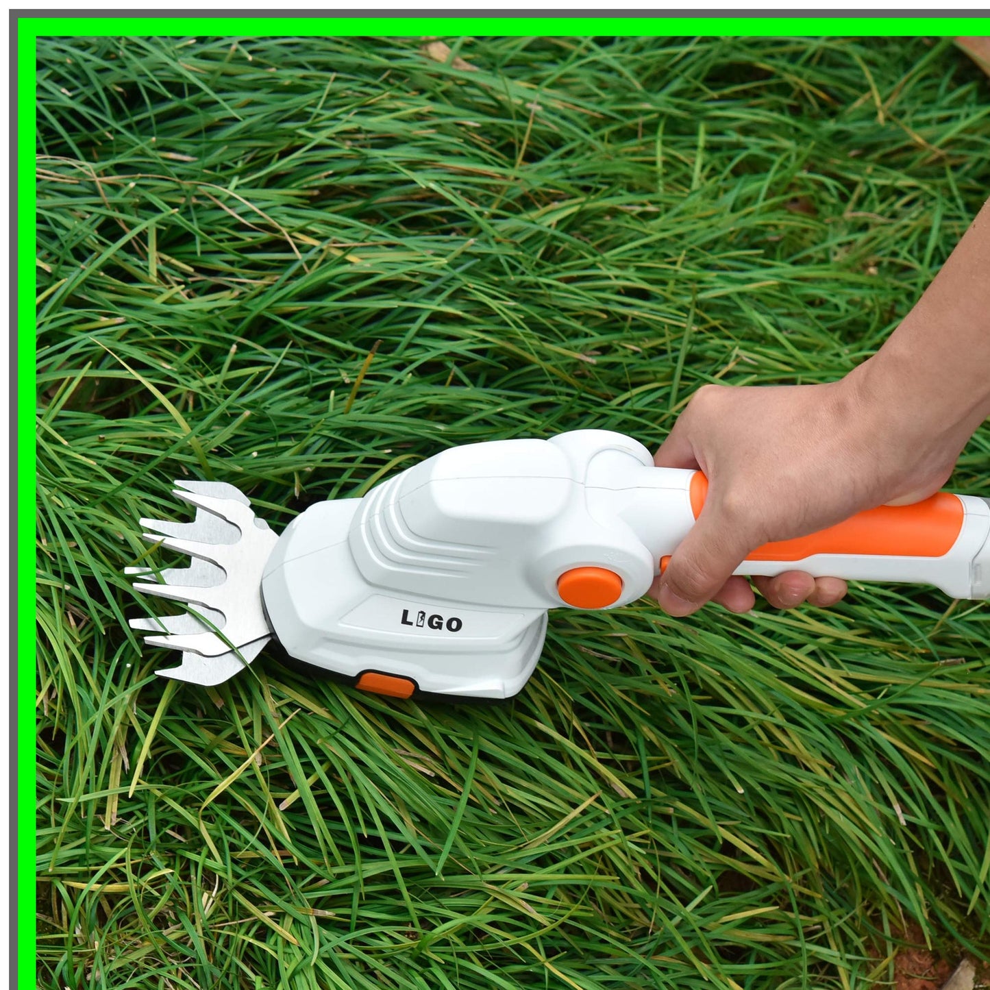 Versatile 7.2V Cordless Hedge Trimmer with Adjustable Angles and Battery