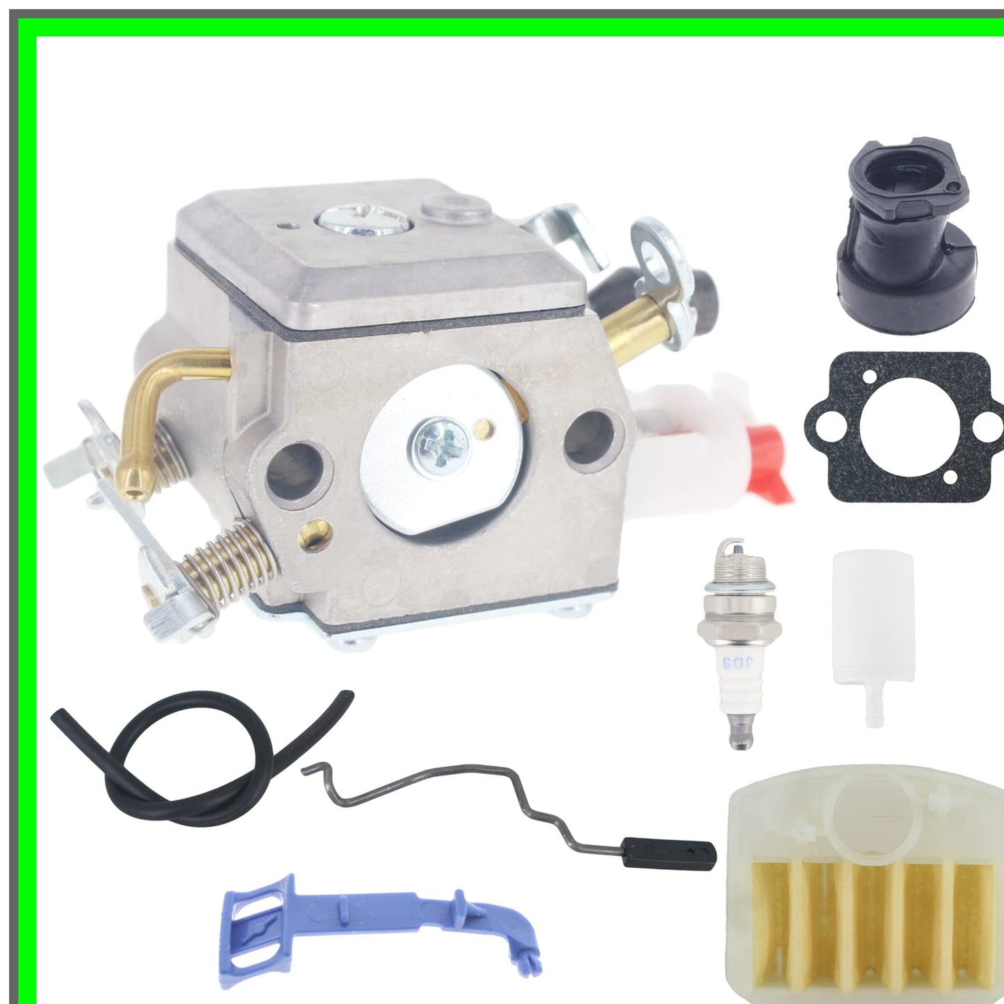 Husqvarna Chainsaw Carburetor Kit with Air Filter and Fuel Line