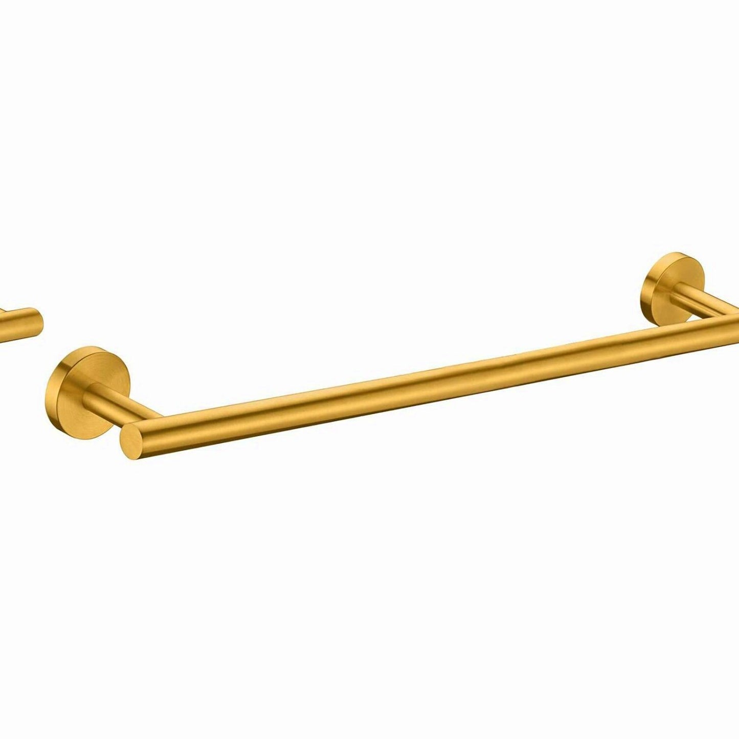 24-Inch Brushed Gold Stainless Steel Towel Bar