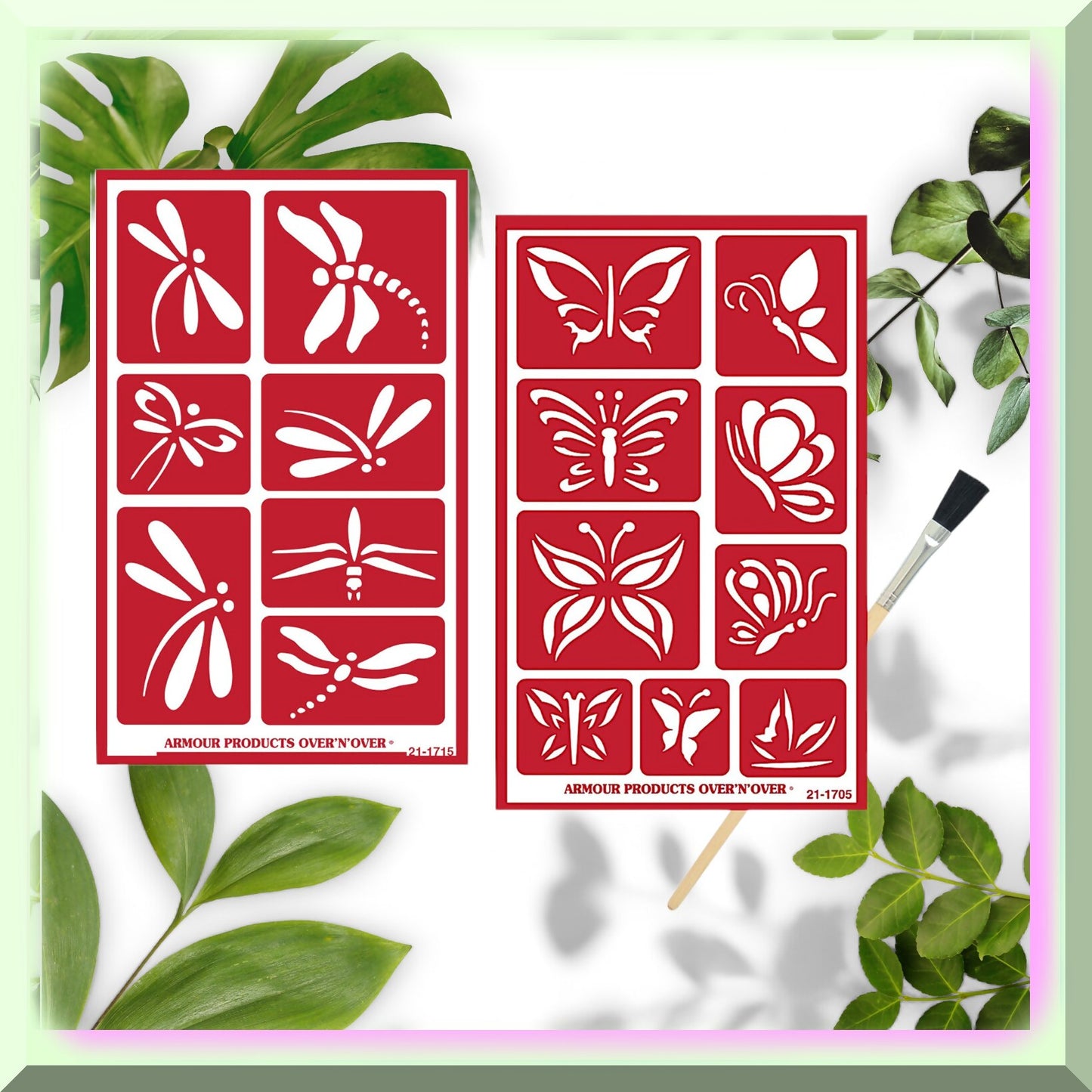 EcoArt Dragonfly & Butterfly Glass Etching Kit - 3 Items
