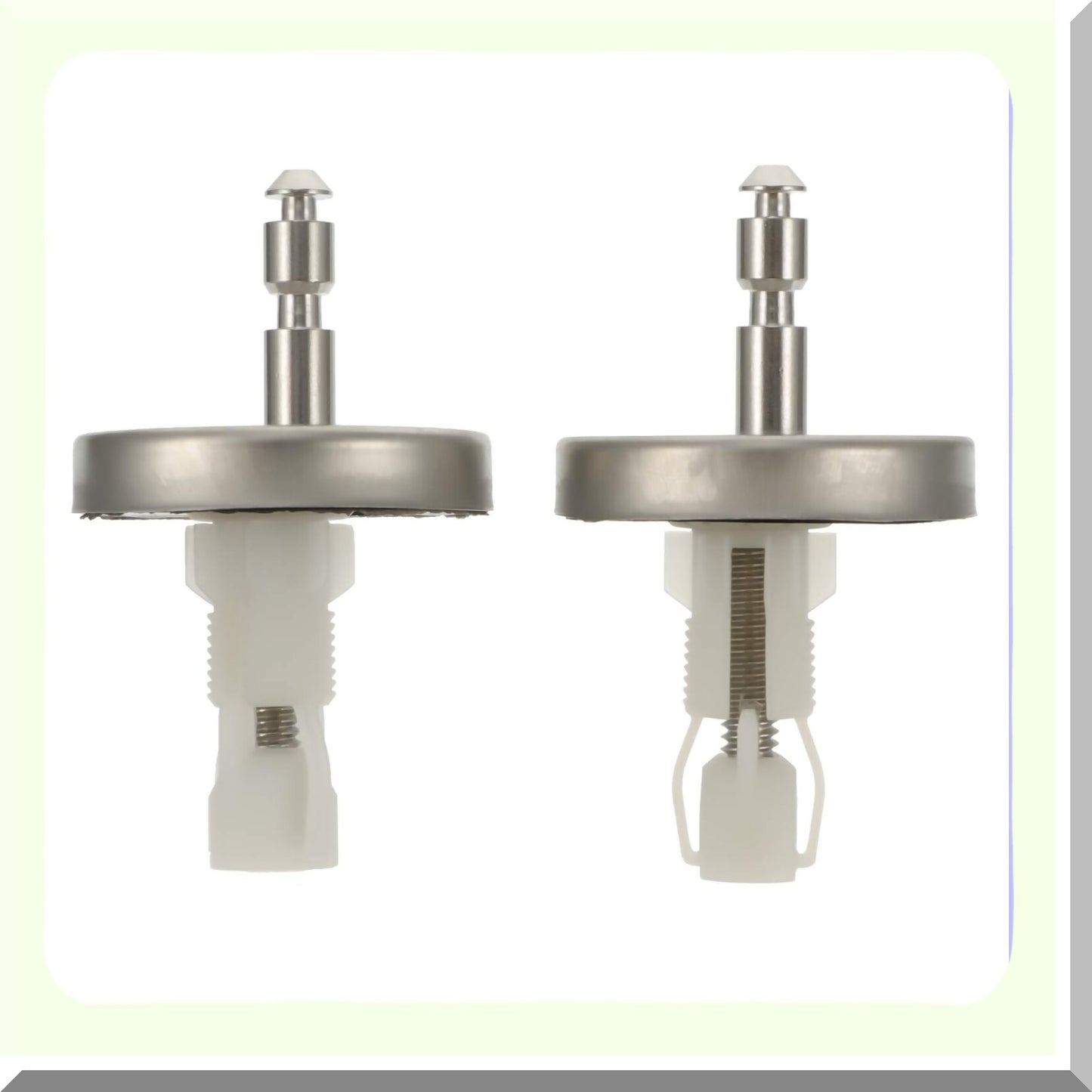 Tet Seats 4pcs Nylon Stainless Steel Hinges and Screws