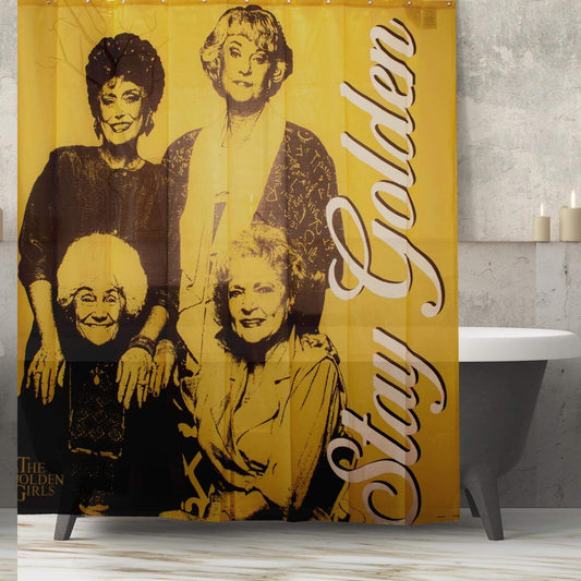Golden Girls Stay Golden Shower Curtain 70x70 Inches