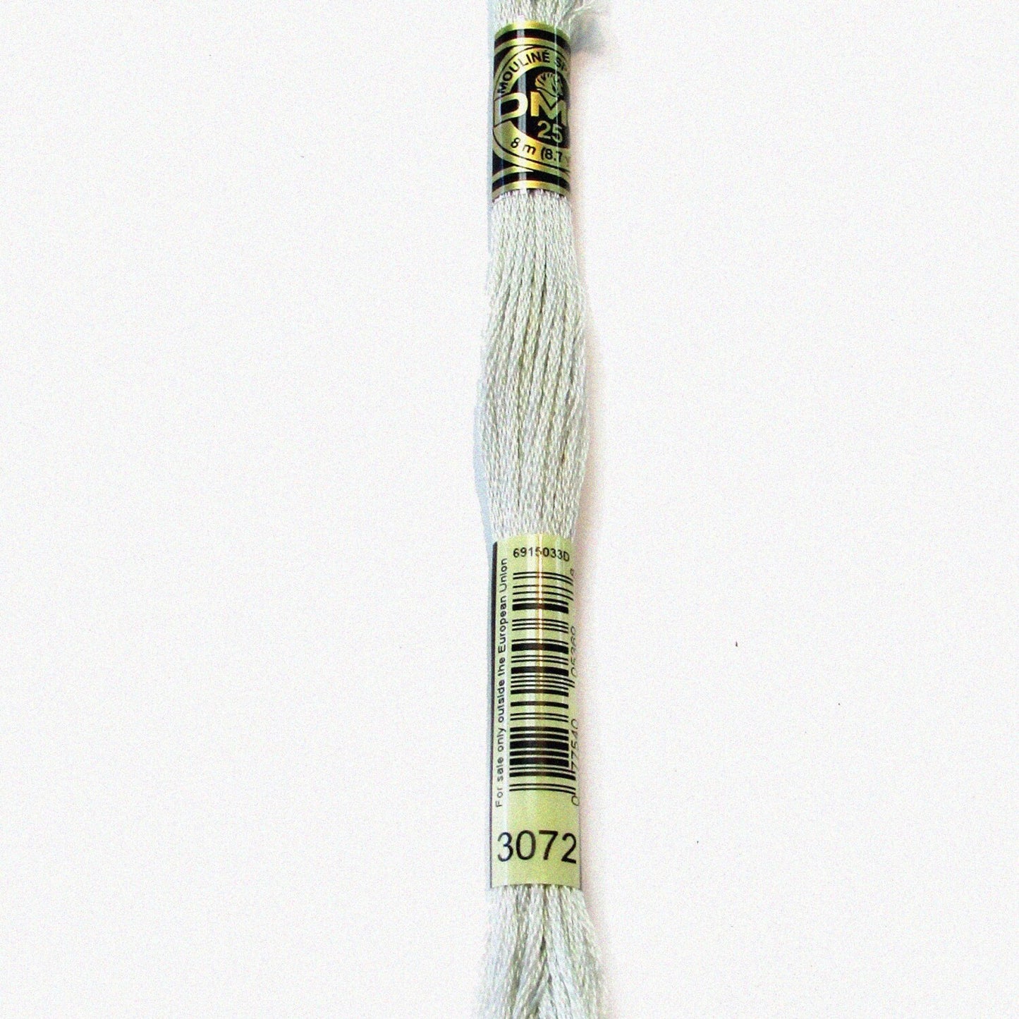 117-3072 Mouline Stranded Cotton Embroidery Floss Light Beaver Grey 8.7-Yard