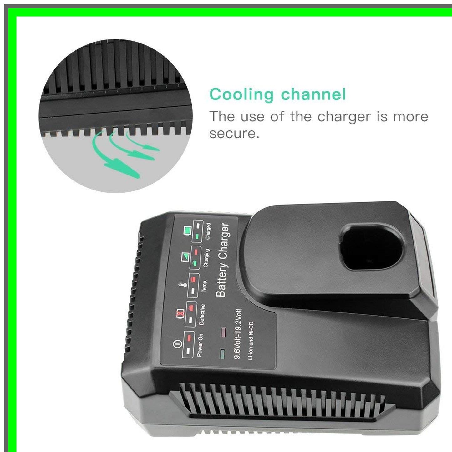 19.2V Smart Charger for C3 Lithium-ion Ni-Mh Ni-Cd Battery Replacement