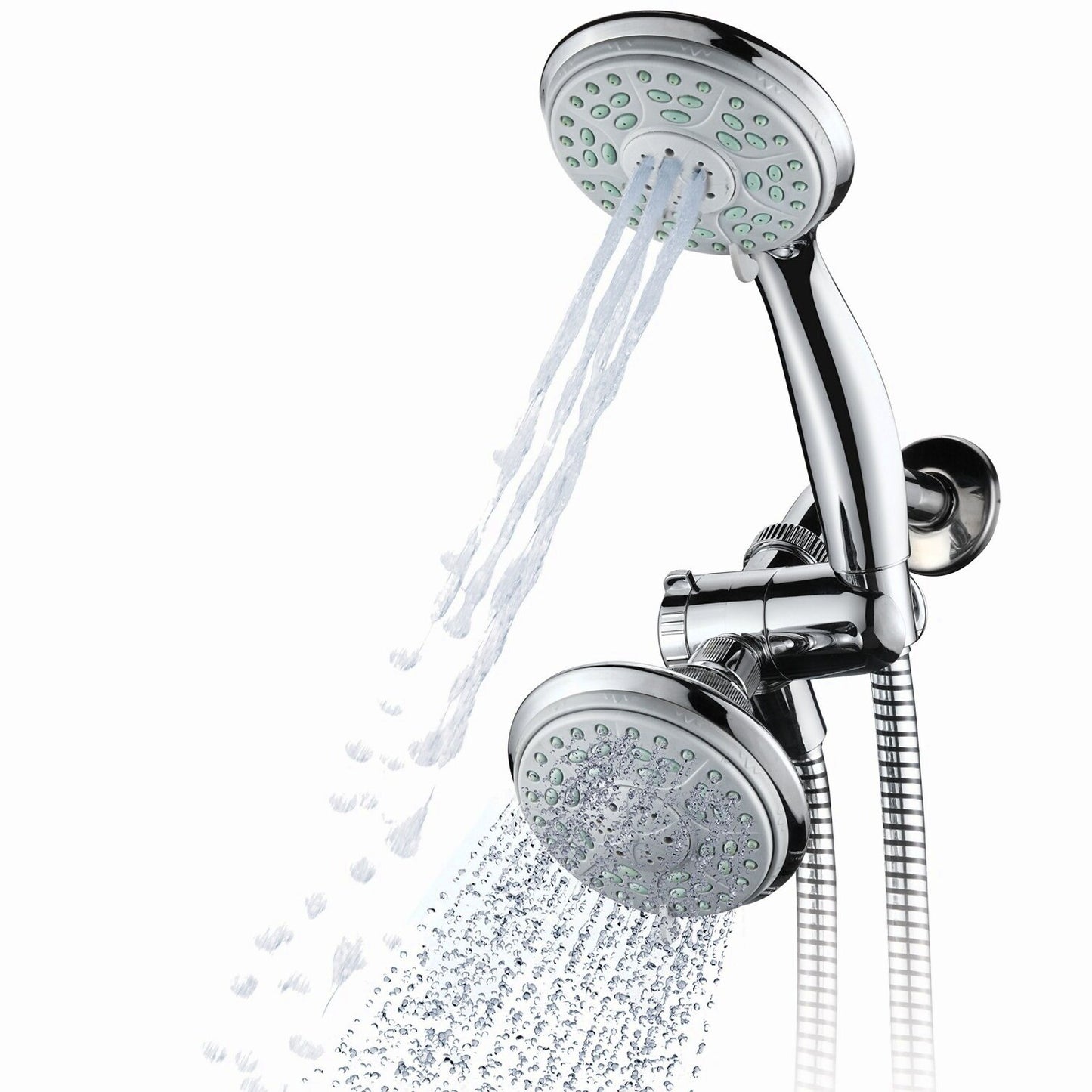 24-Setting Slimline Showerhead and Hand Shower Combo