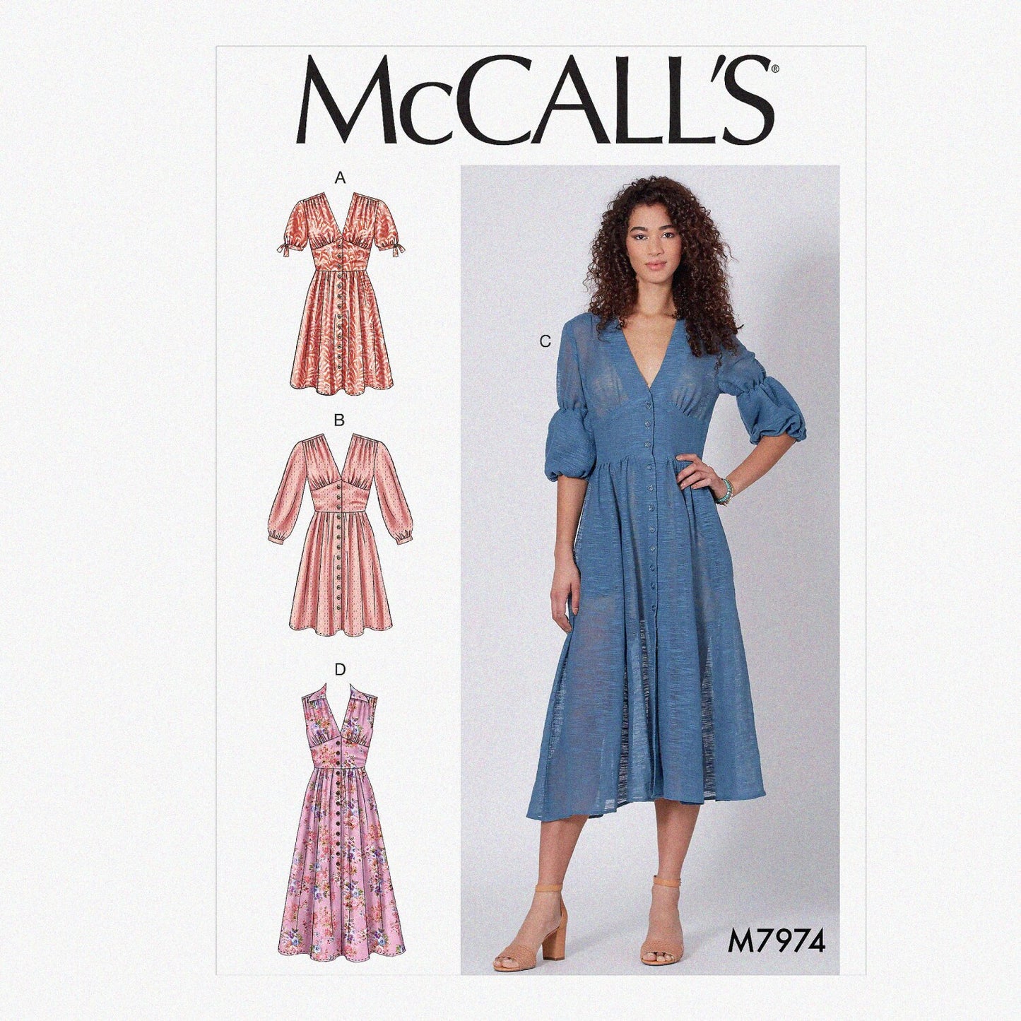 Women's Sleeveless and Short Sleeve Dress Sewing Pattern, Sizes 14-22