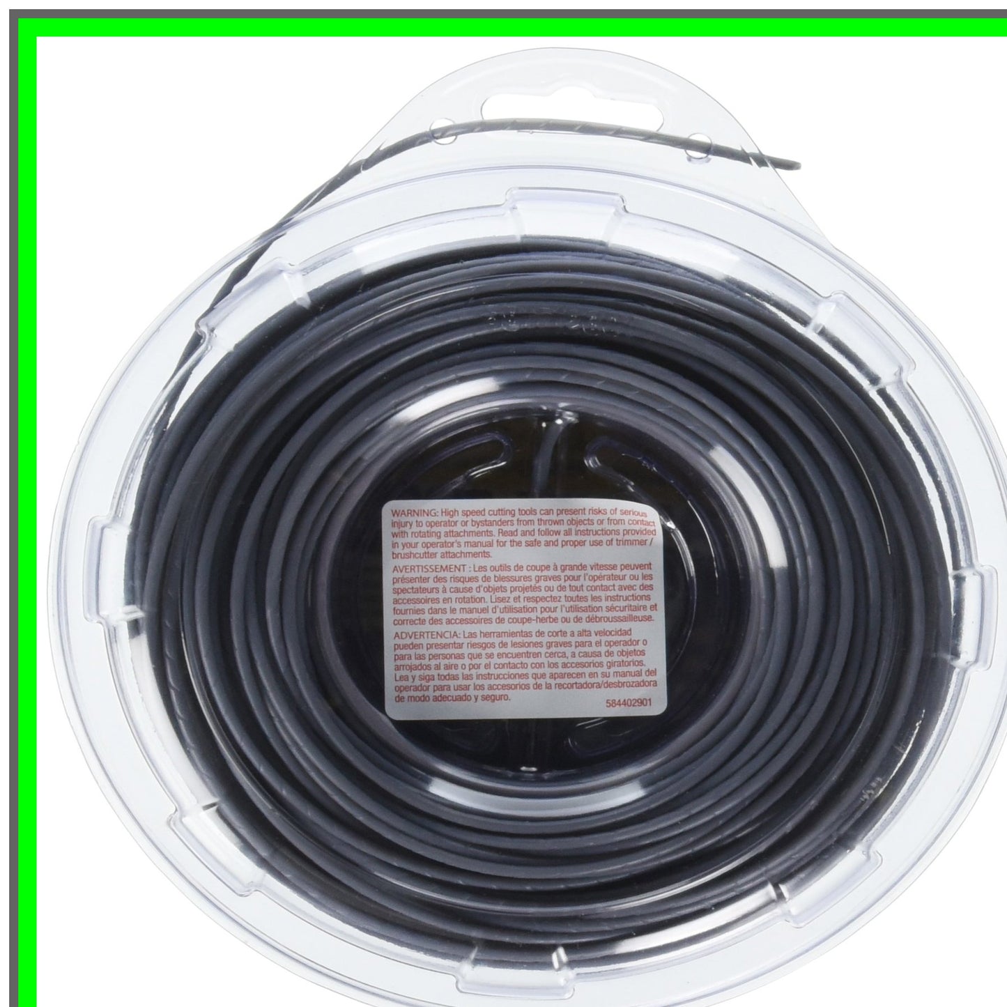 Titanium Force 095-Inch String Trimmer Line 140ft Spool Silver