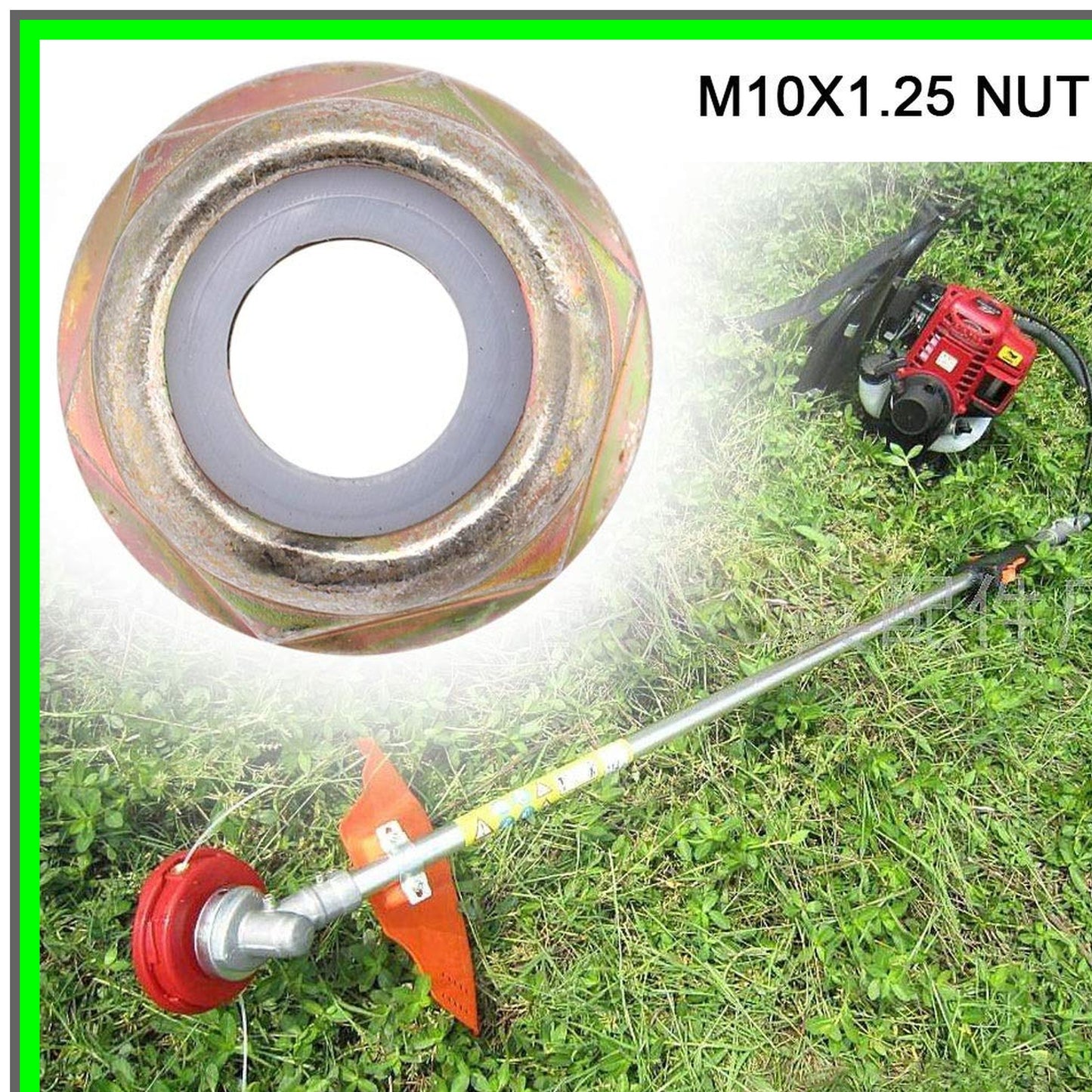 Left Hand Thread Flange Nut for Cutter Trimmer Blade Replacement