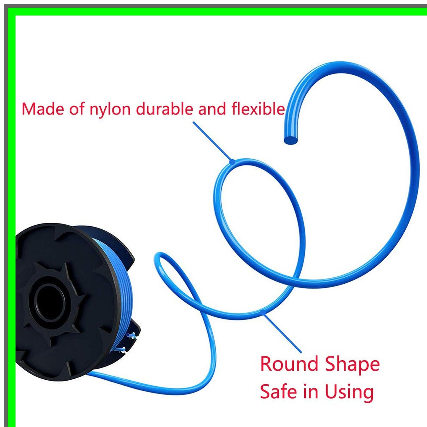 Autofeed String Trimmer Replacement Spool Line for Ryobi 10 Pack