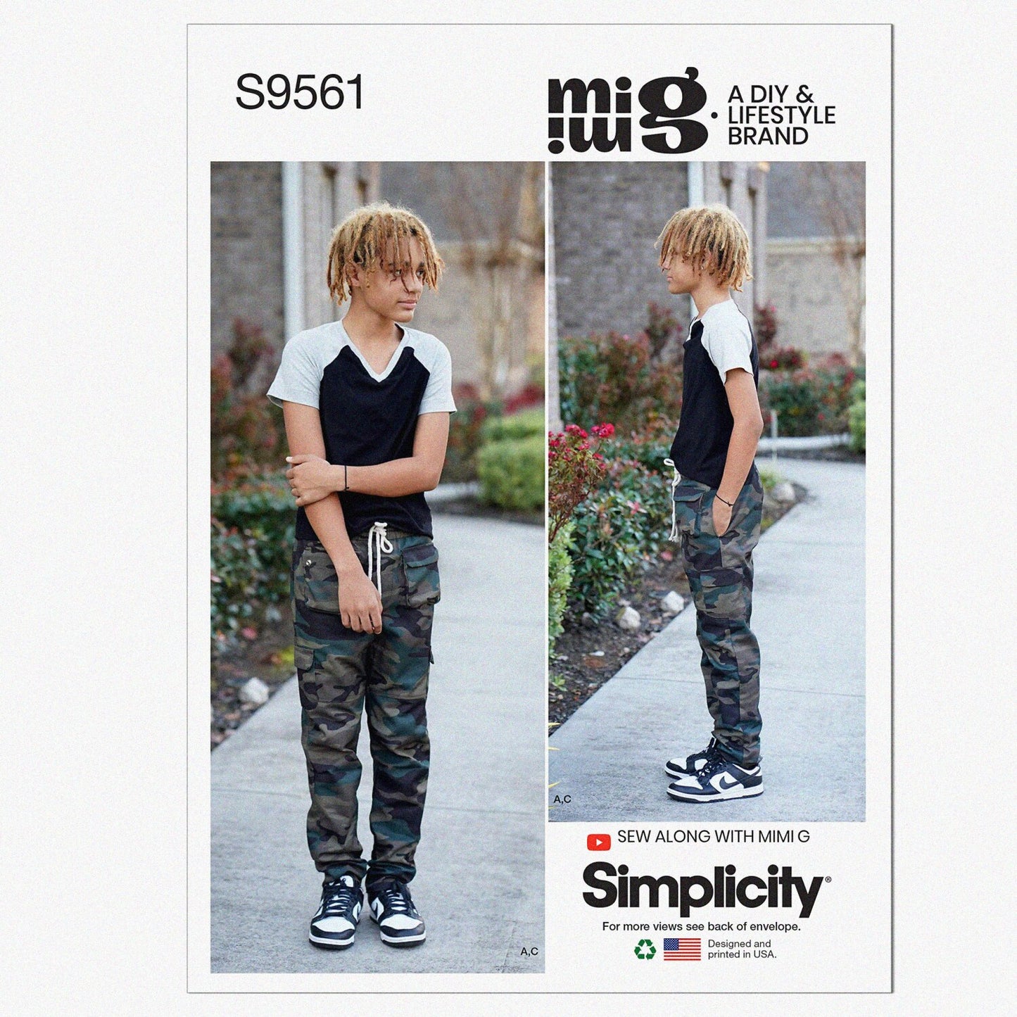 Boys' Sewing Pattern Kit for Tops, Pants, Shorts