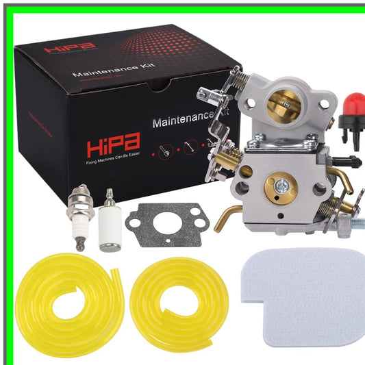 Carburetor Tune-Up Kit with Filter for Poulan Gas Chainsaws P3314 P4018