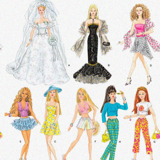 Doll Clothing Sewing Pattern for Girls 11.5"