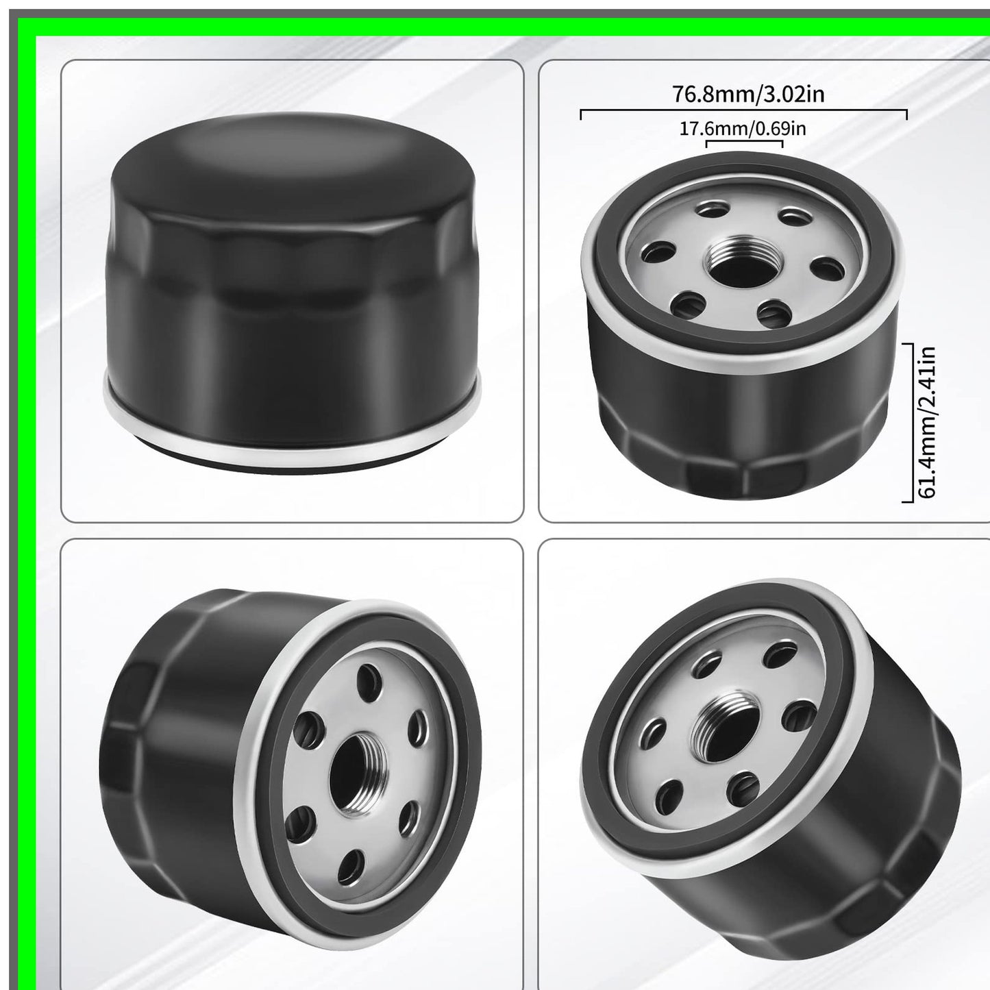 Kawasaki Compatible Lawn Mower Oil and Fuel Filter Set 49065 Series