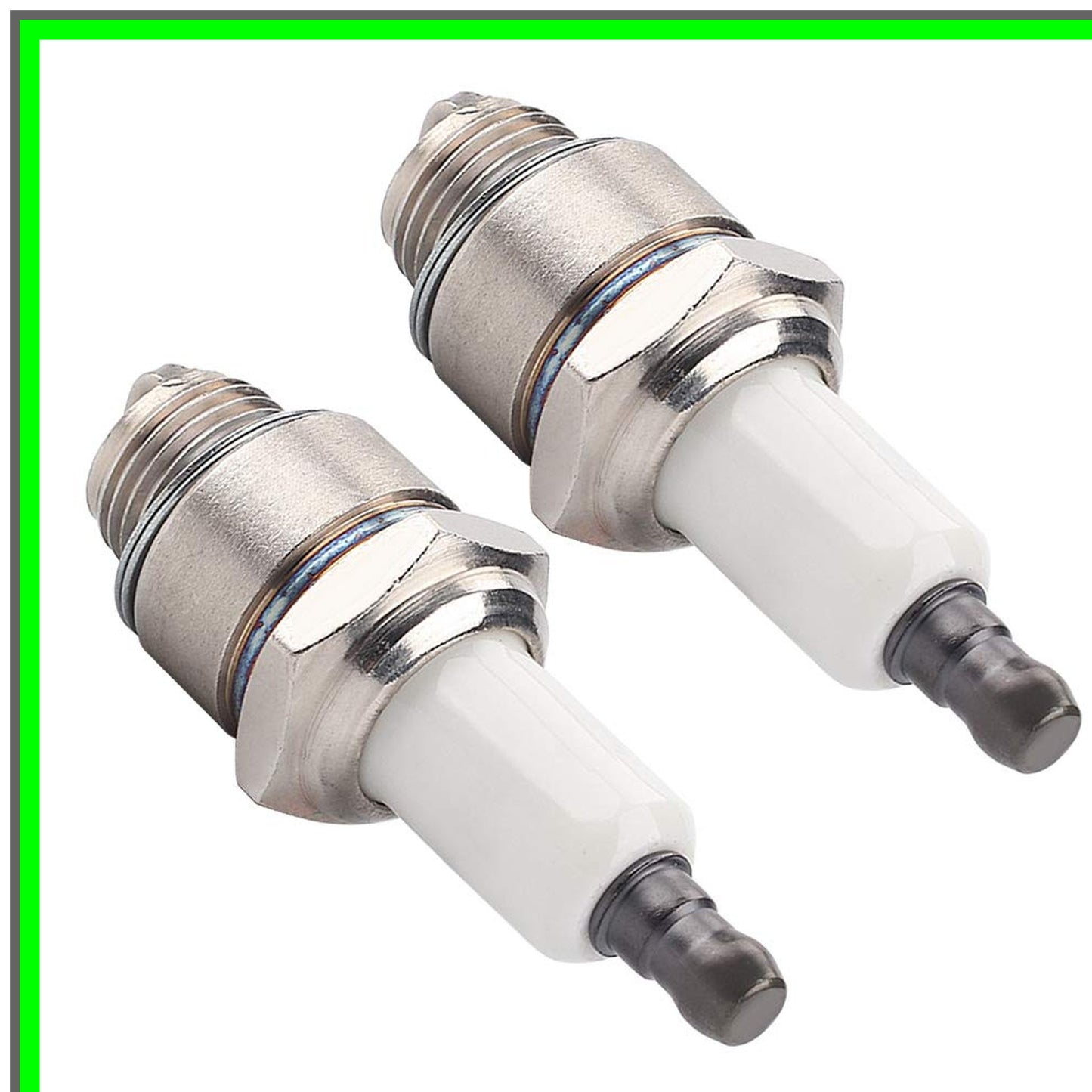 Dual RJ19LM Spark Plugs for Briggs Stratton Champion Engines