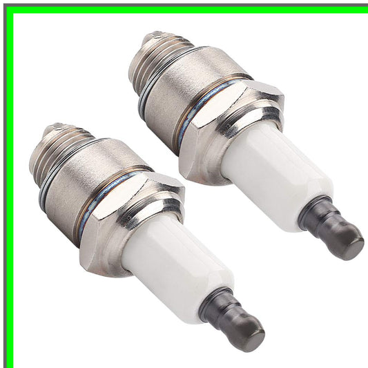 Dual RJ19LM Spark Plugs for Briggs Stratton Champion Engines