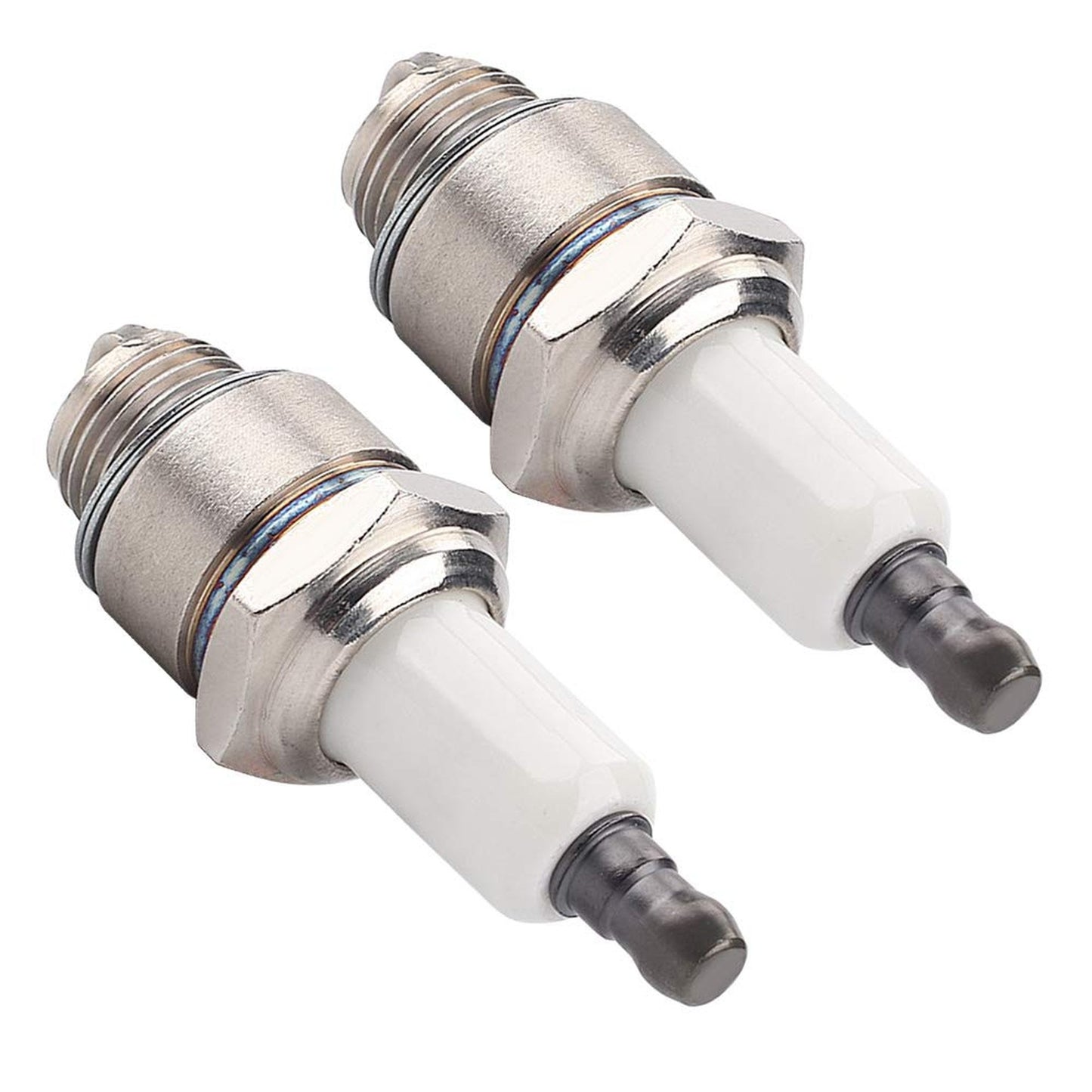 Dual RJ19LM Spark Plugs for Briggs Stratton Champion Engines