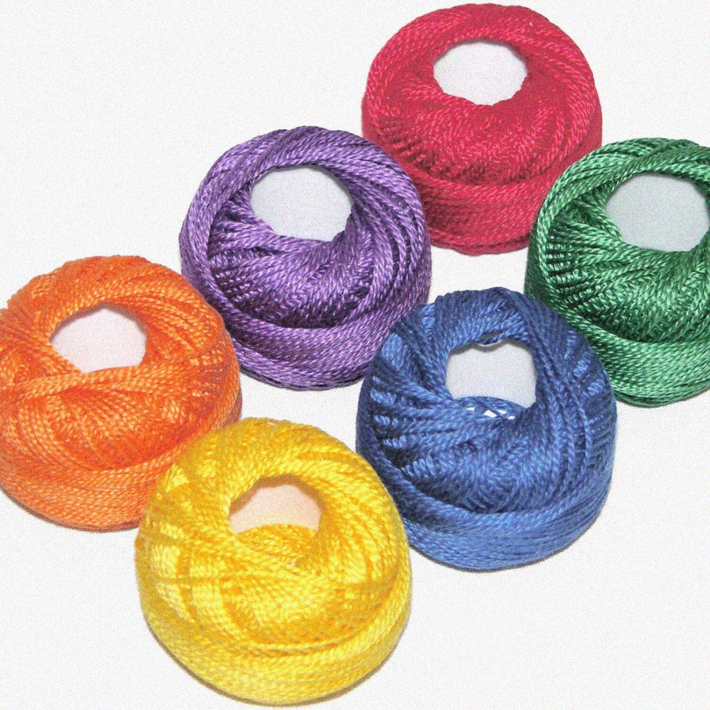 Finca Perle Cotton Thread Sampler Pack 6 Colors