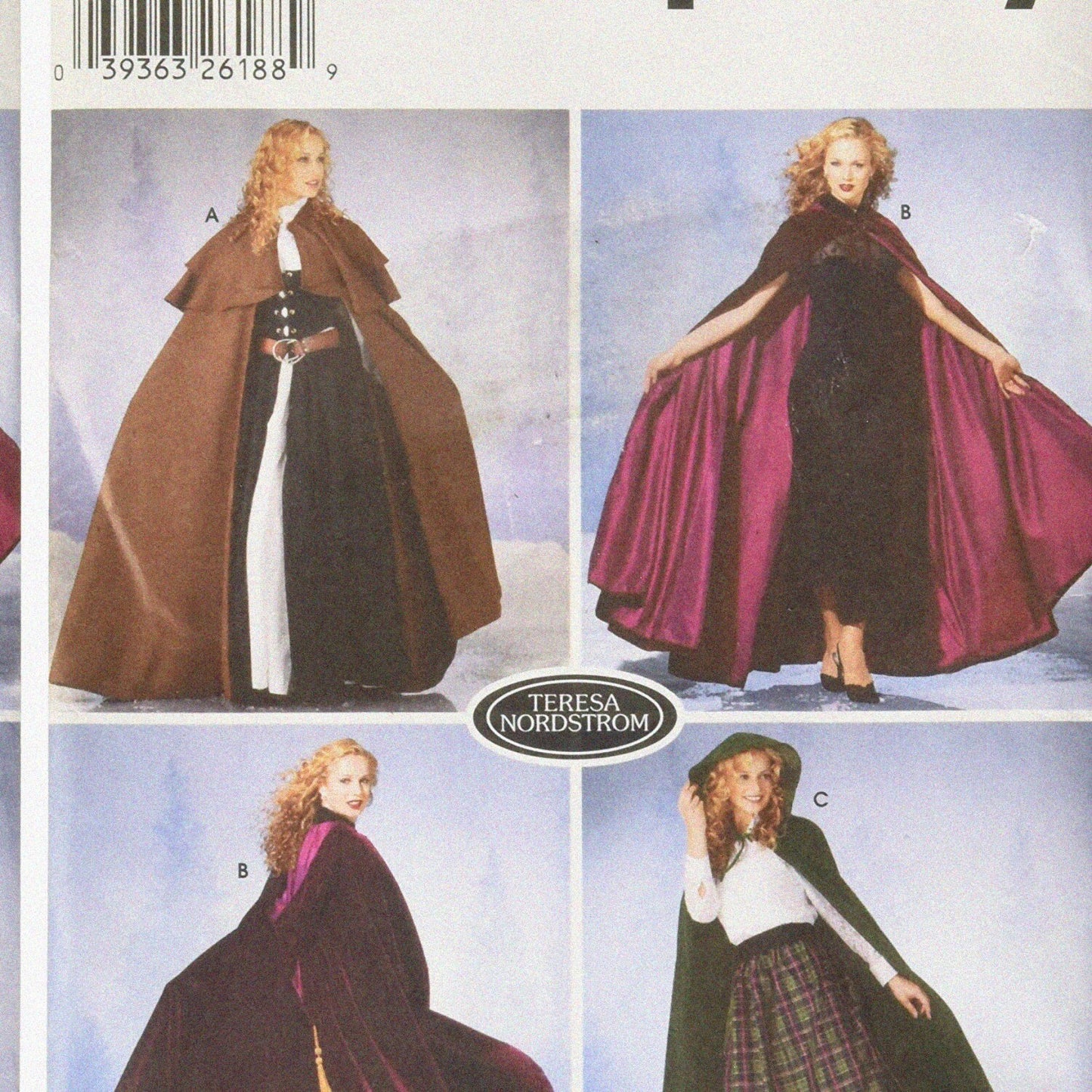 Women's Cape Sewing Kit XS-L with 3 Styles