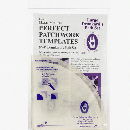 Drunkard's Path Large Template Set 2-Pack