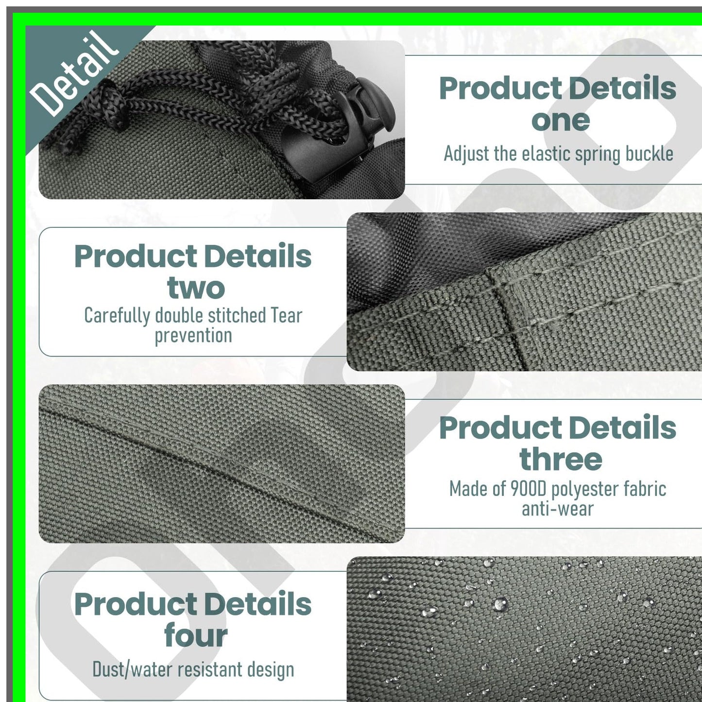 Versatile Waterproof Covers for Trimmers, Mowers, and Saws - 3 Pack