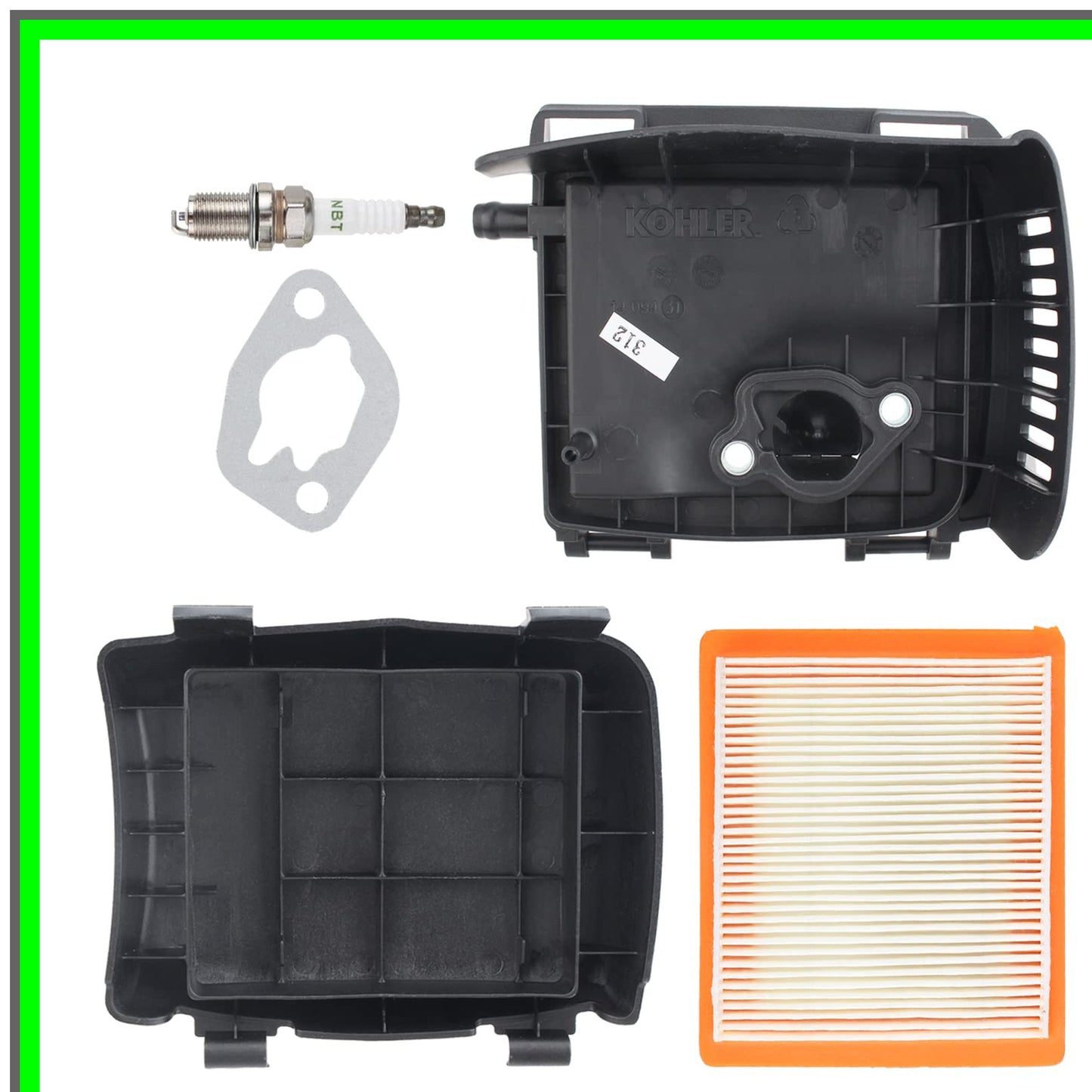 Air Filter Cleaner Kit for XT650 XT675 Lawn Mower Engine Maintenance