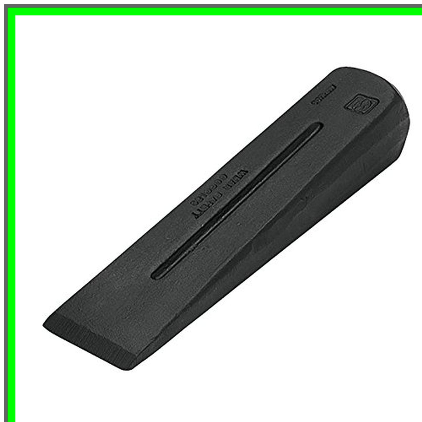 Heavy Duty Log Splitting Wedge with Sharpened Edge for Efficient Chopping
