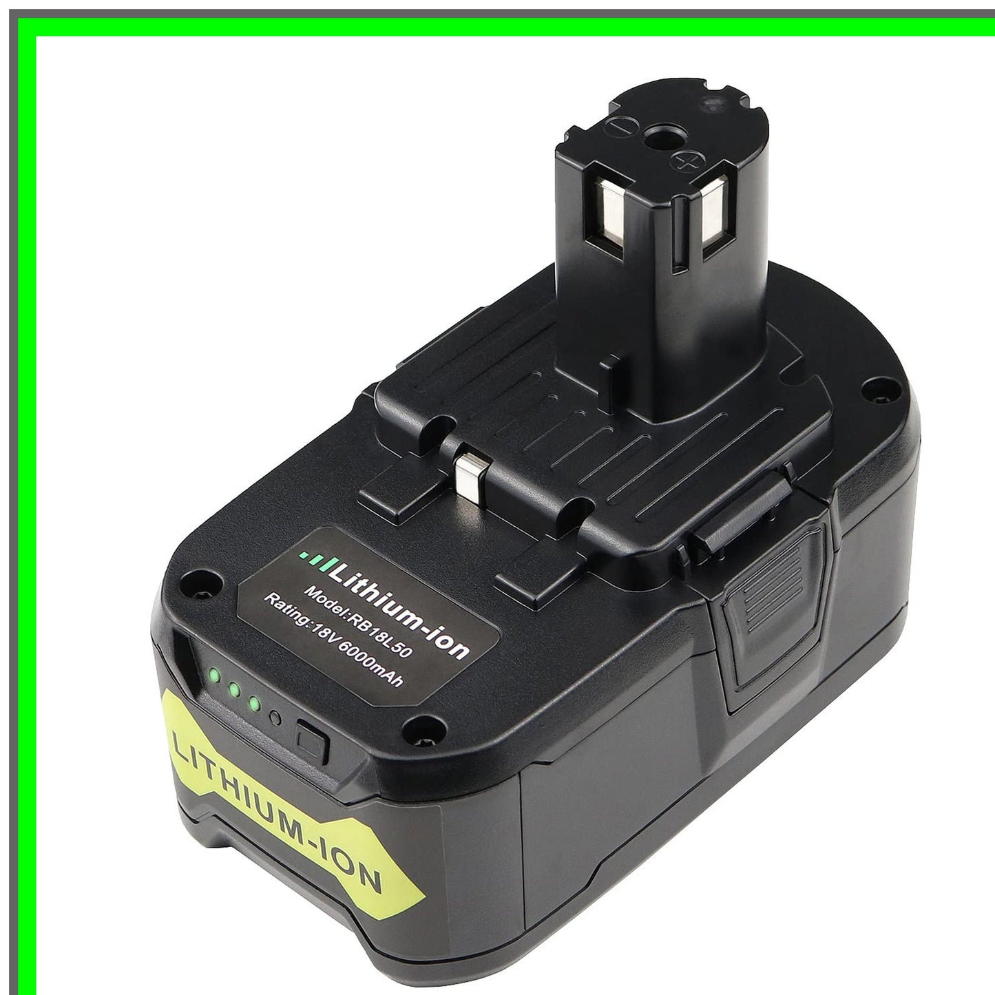 High Performance 18V Lithium-ion Battery Replacement for Ryobi Tools
