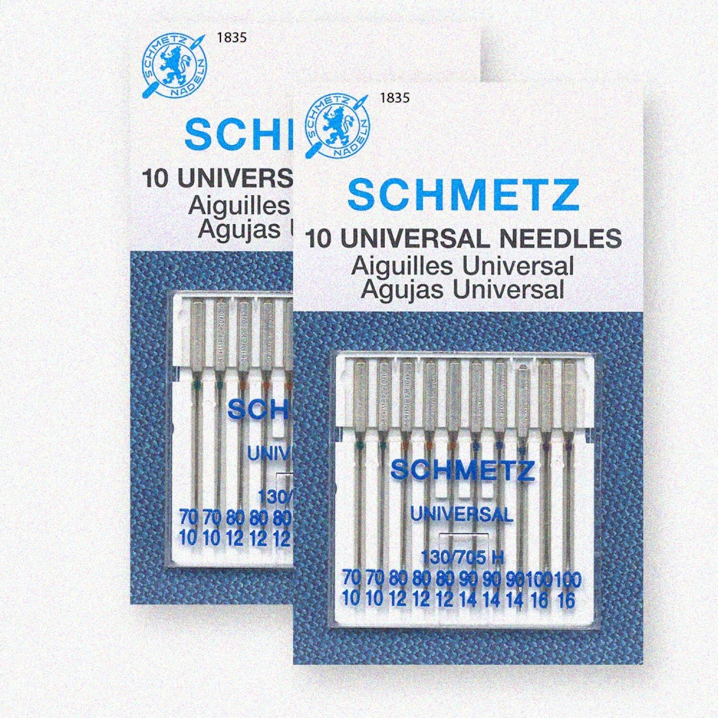 20 Universal Sewing Machine Needles Assorted Sizes