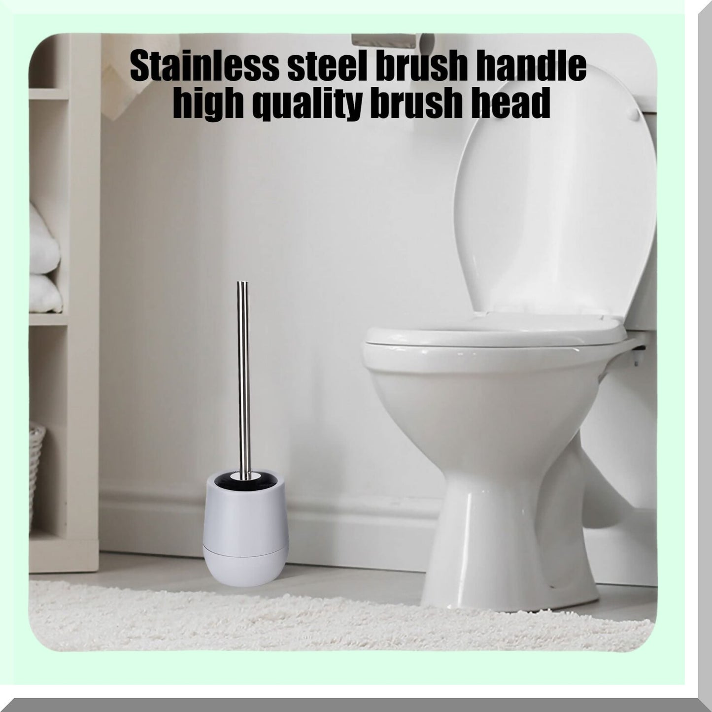 6-Piece Bathroom Accessories Set Grey
