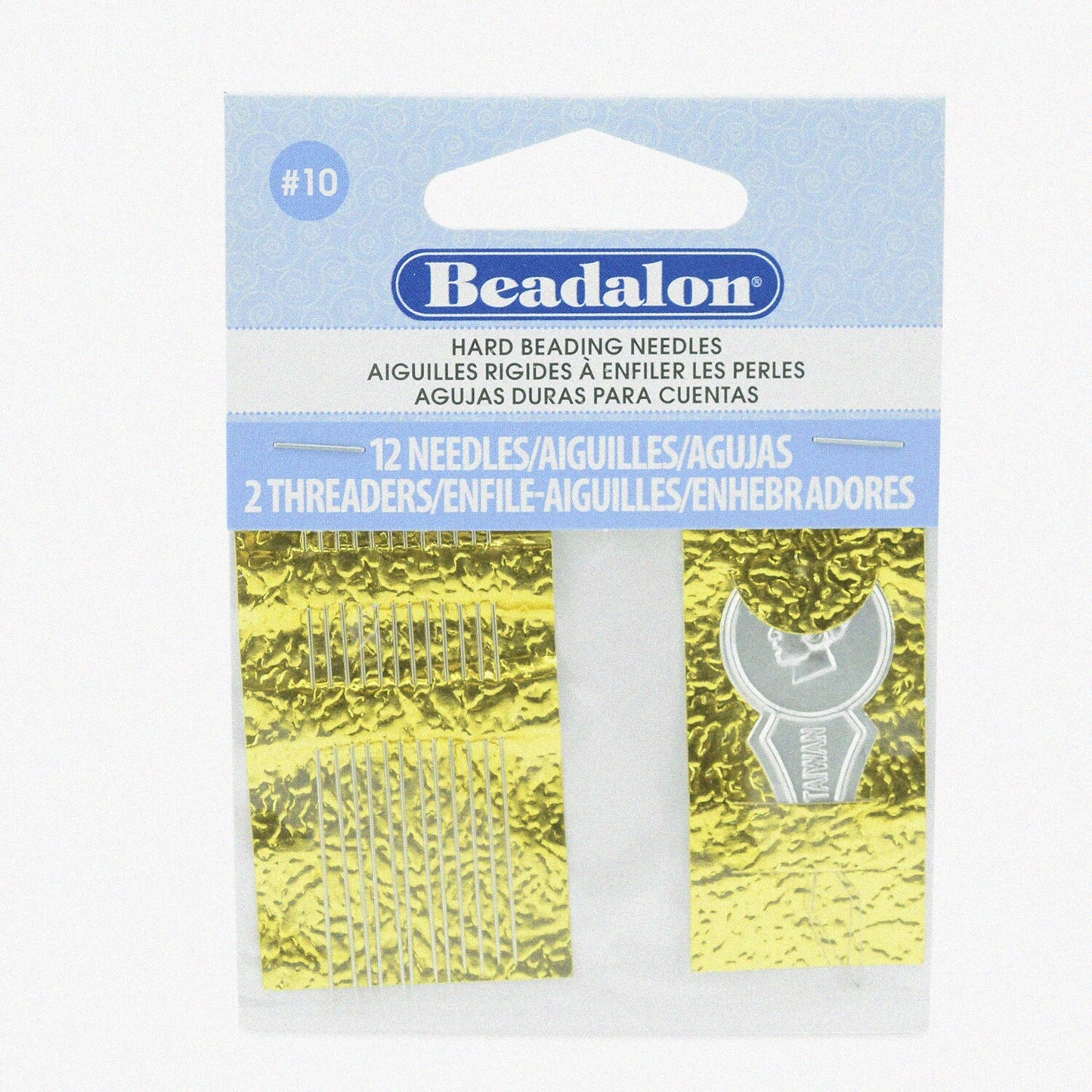 BeadMaster Multicolor Needles Size 10 12-Pack