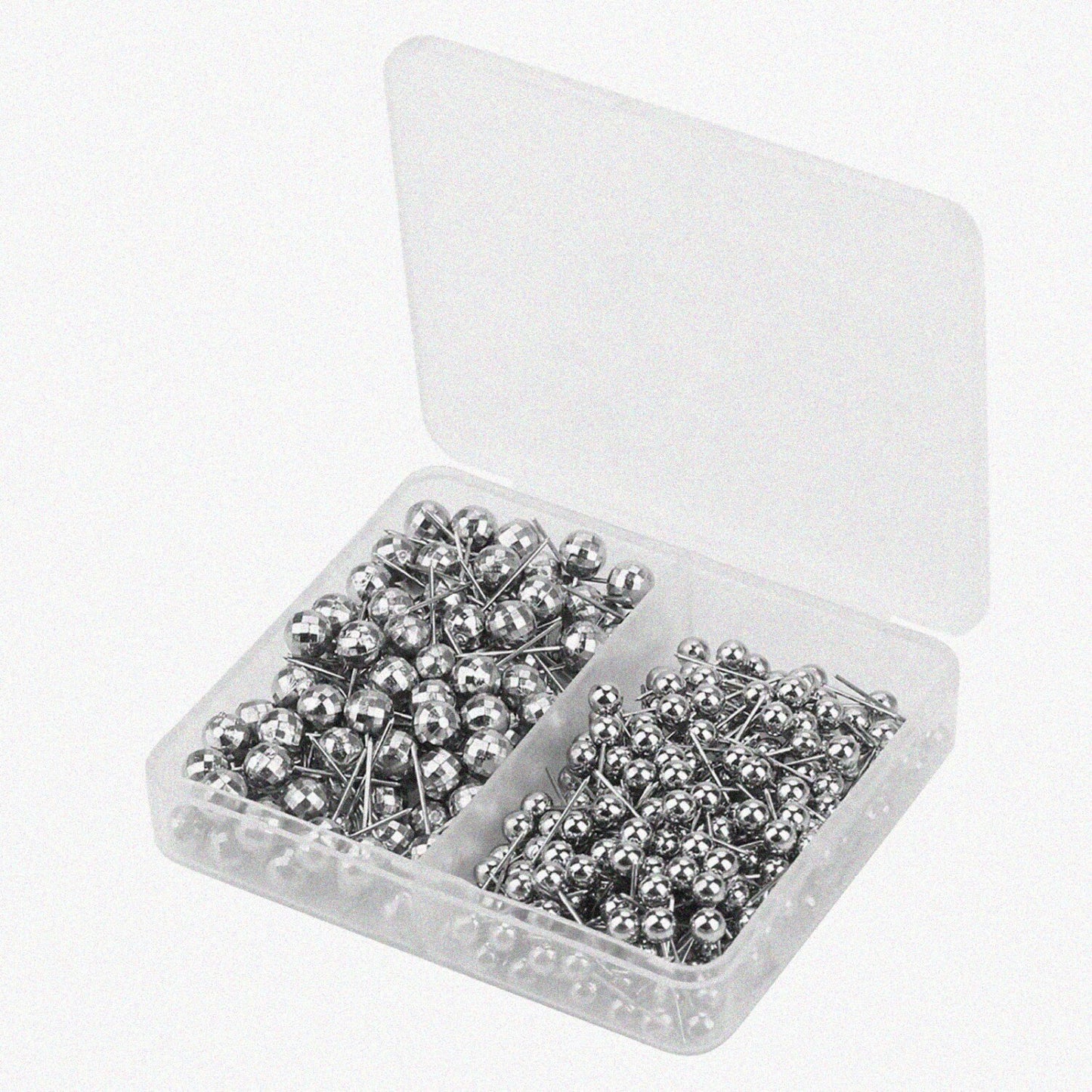 300Pcs Silver Round Head Pins for Sewing and Dressmaking