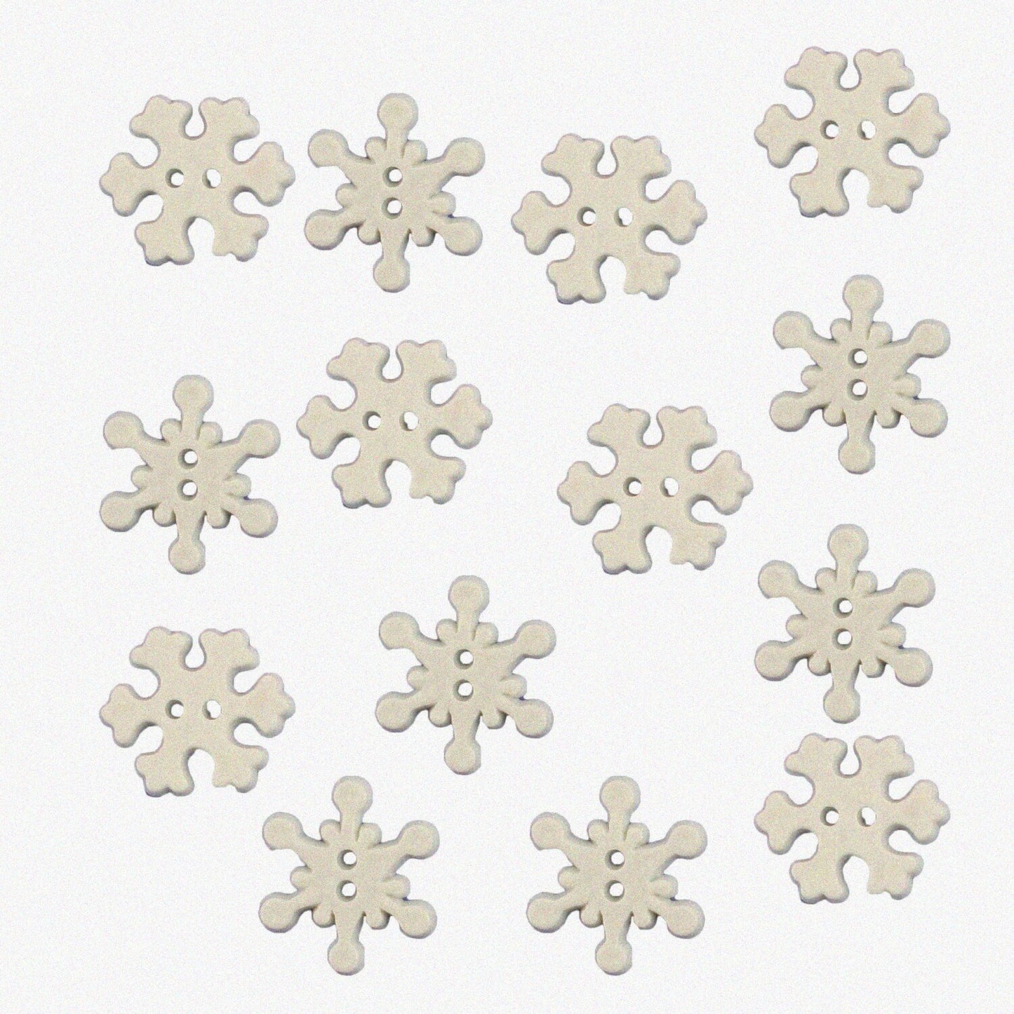 24 Silver Metal Buttons with Holiday and Seasonal Themes
