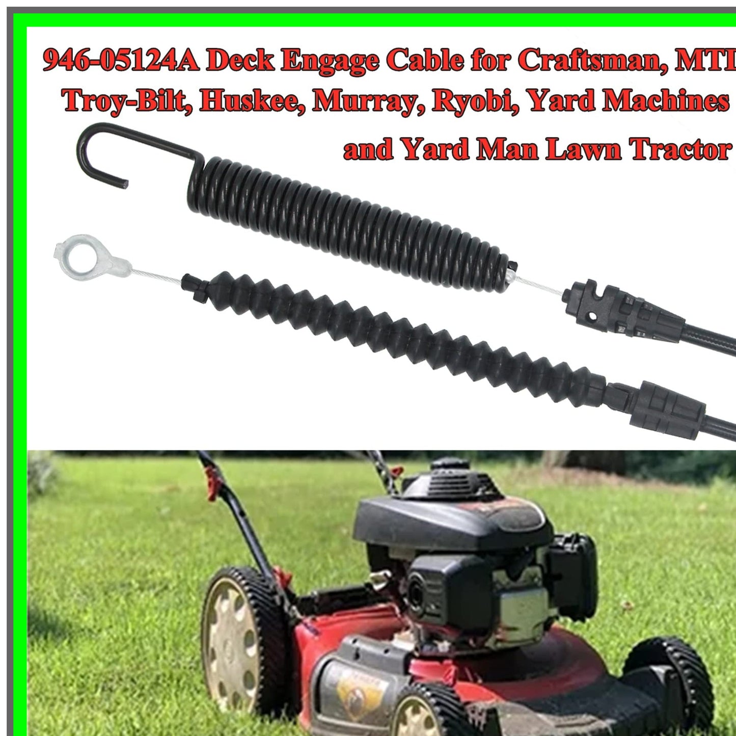 Deck Engagement Cable for MTD Troy-Bilt Husky Murray Lawn Tractors Mowers