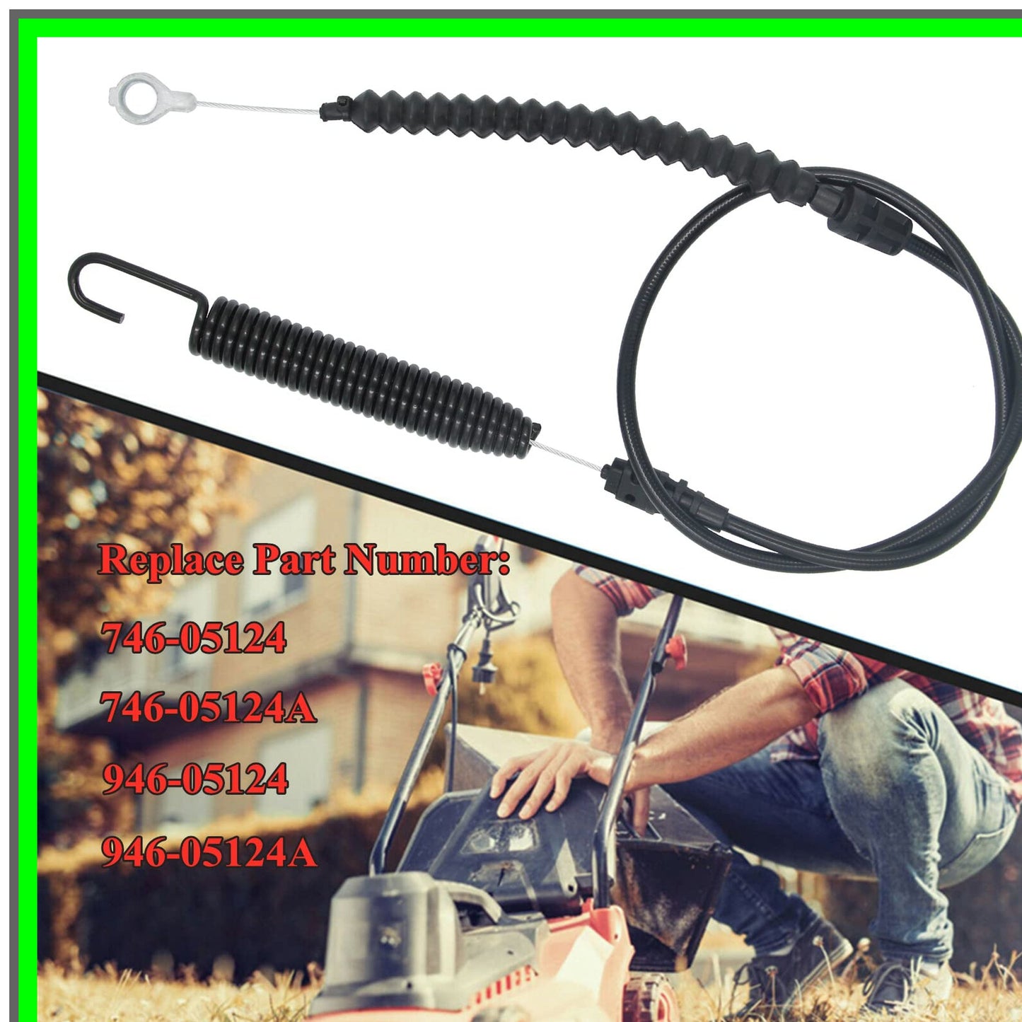 Deck Engagement Cable for MTD Troy-Bilt Husky Murray Lawn Tractors Mowers