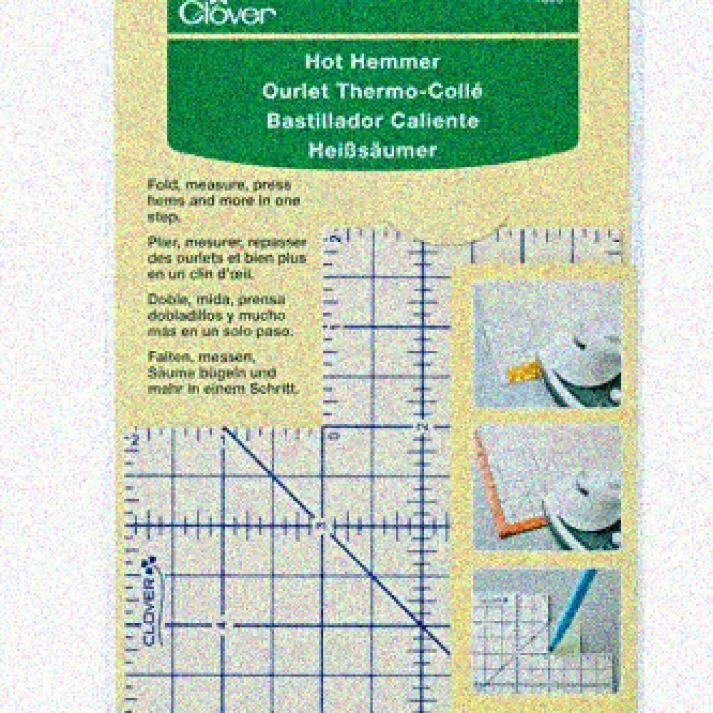 Hot Hemmer Tool for Sewing, Heat-Resistant, Compact