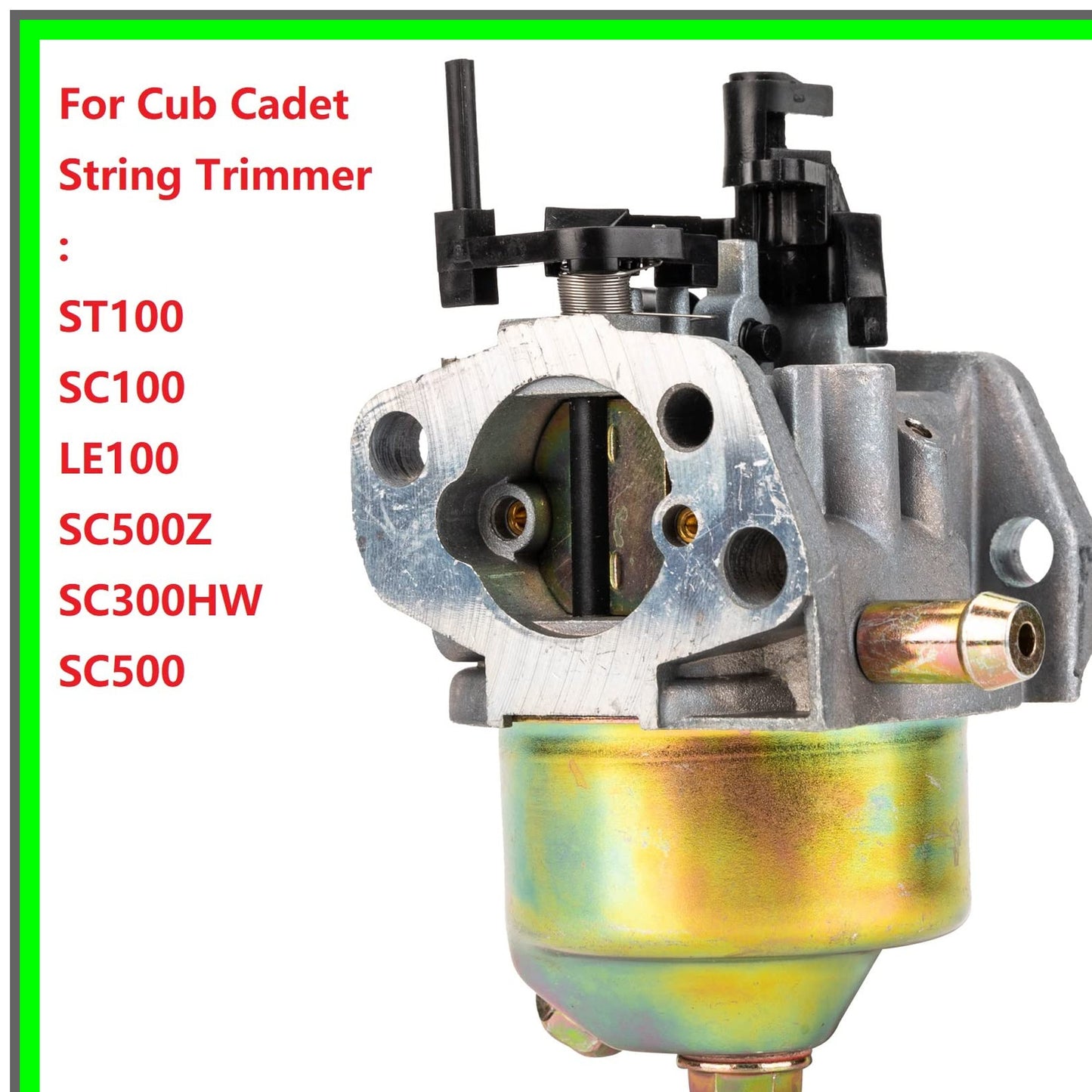High-Performance Carburetor for Cub Cadet Troy-Bilt Mowers 159cc 4-Cycle