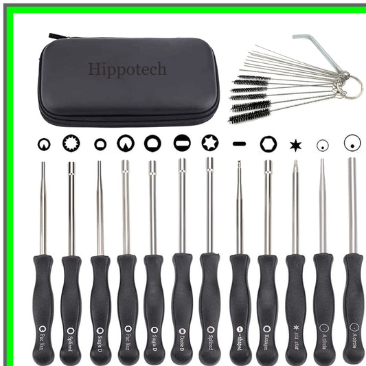 12-Piece Carburetor Adjustment Tool Set for 2-Cycle Engines